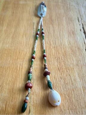 Boho Hair Beads-Handmade Hair Jewelry-Natural Materials-Earth Collection-E3